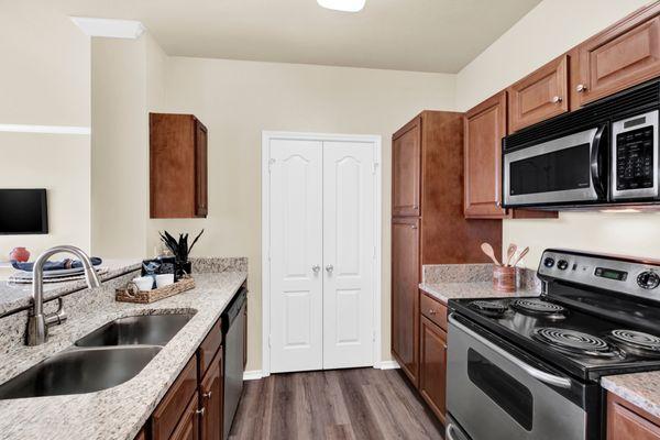 Kitchen at Villas of Vista Del Norte Apartments