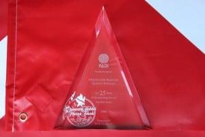 PADI Awards Openwater Habitat a 25th Year Commemorative Trophy