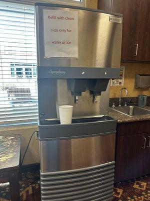 SONIC ICE MACHINE AND STYROFOAM CUPS!