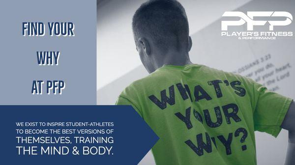 Find your WHY at PFP