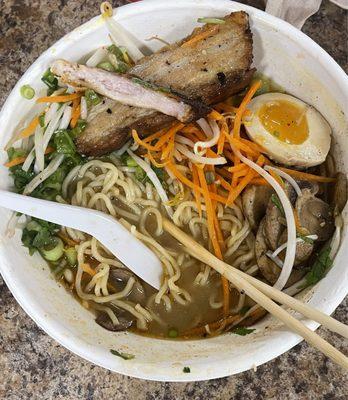 Pork belly ramen with no spice