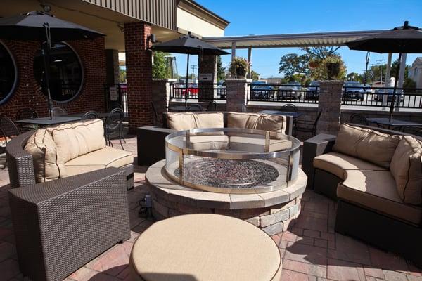 Outdoor Patio With Firepit