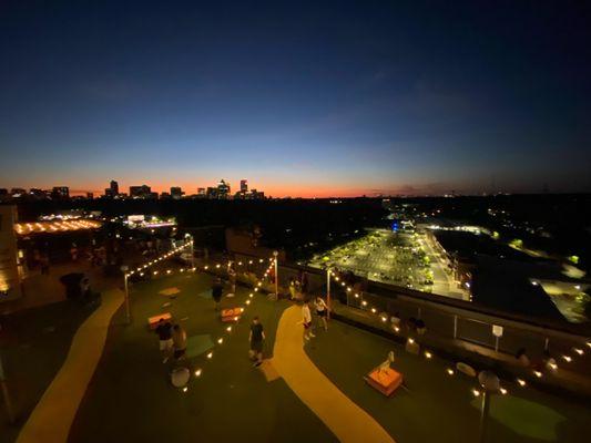 Atlanta skyline from Midtown Rooftop