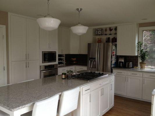 Complete kitchen renovation.