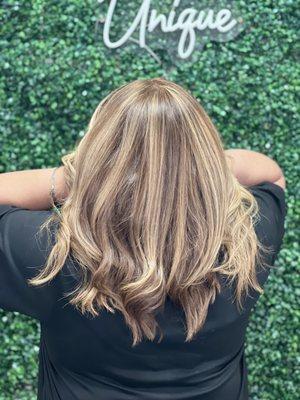 Balayage color