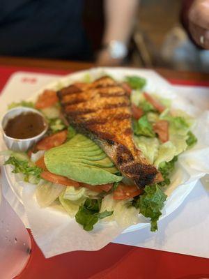 Mesquite salmon salad