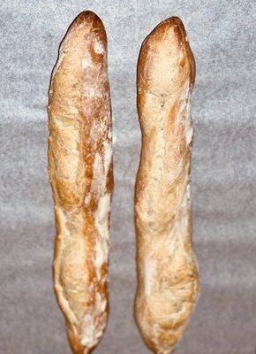 Homemade baguettes