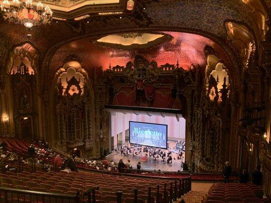 They are getting ready for Schubert Symphony No.4 @ Ohio Theatre on 02/18/2023