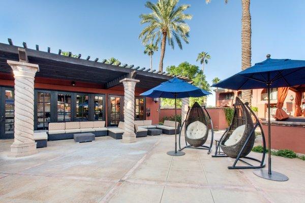 Oasis Pool Sitting Area at Omni Scottsdale Resort & Spa at Montelucia