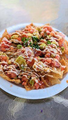 Poke Nachos | Instagram: @telephonesmoothie