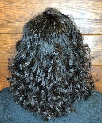 Natural curl ( with a little help from LOMA volumizing foam.)