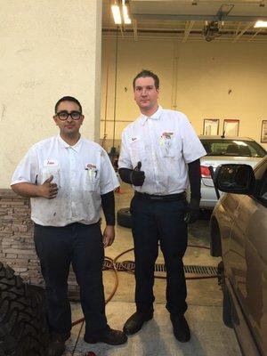 Julian and Ryker gave excellent service, thanks guys!