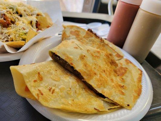 Carne asada quesadilla