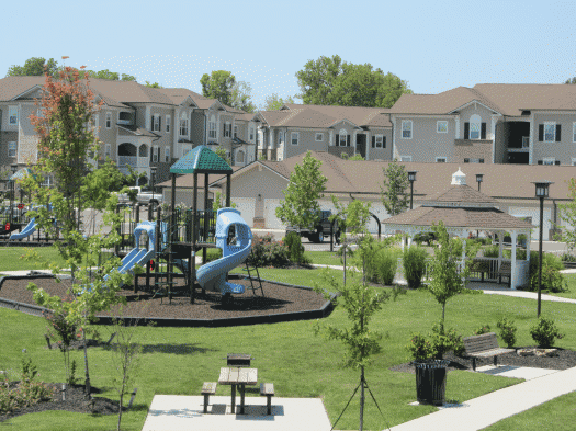 Our park area is center of the community. This are features outdoor activities for everyone.