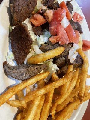 Gyro Sandwich with Fries