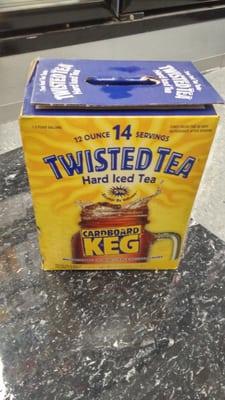 Twisted tea mini keg. Keeping it classy