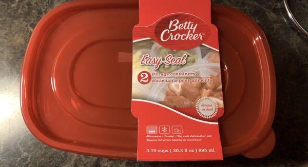 Betty Crocker Storage Containers  2 pack