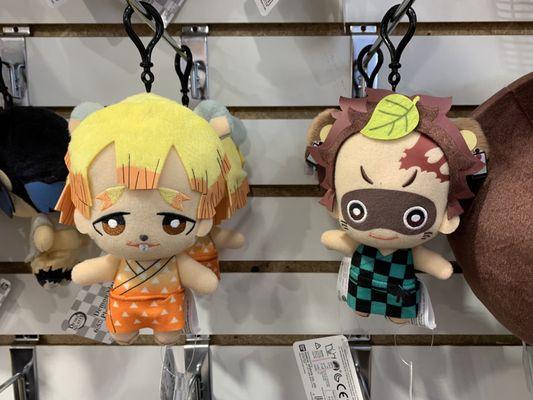 Demon Slayer key chains.