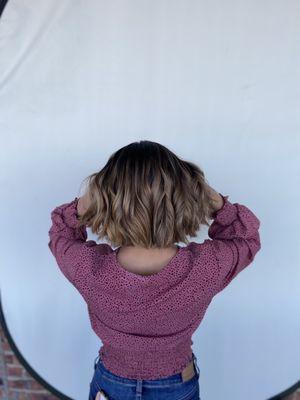 Back of hair