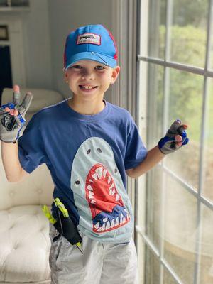 Danco pliers, Southern Tide hat (with lucky gold hook), Fish Monkey fishing gloves!