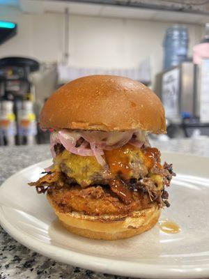 This was the  brisket burger of the month , omg is amazing