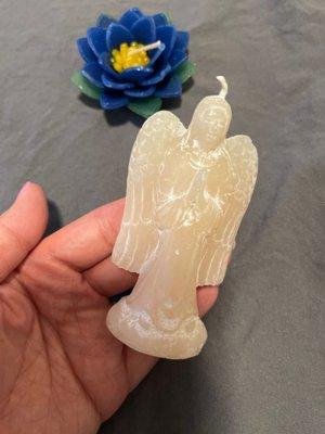 angel and lotus candle! I was so drawn to these two items