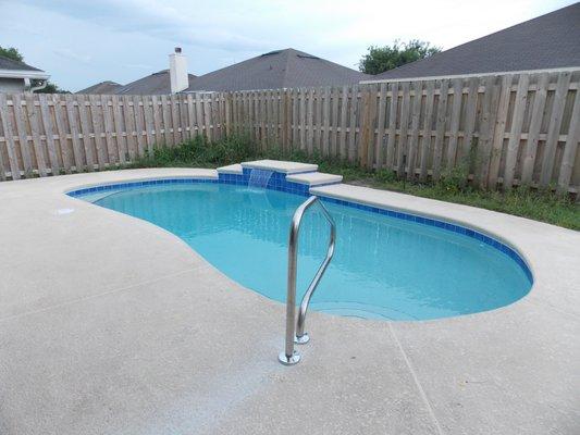 Intracoastal West new pool was built as large as the city would allow