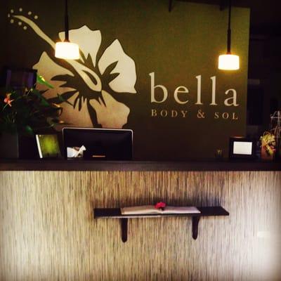 Welcome To Bella Body & Sol! Bella Fairhaven Loby