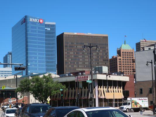 A storefront view.