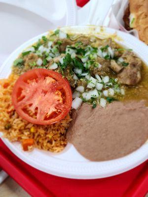 Costillas en salsa Verde