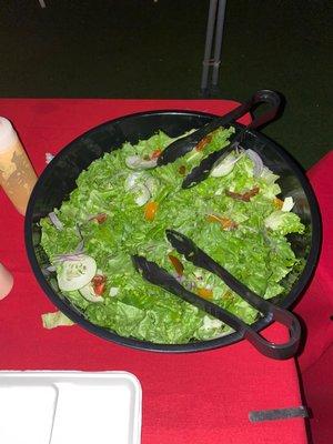 Salad not properly temp