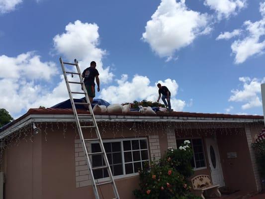 Leaking roofs. We can have your property covered and dried at no cost. Pardo public adjusters will collect a proper recovery on your behalf.