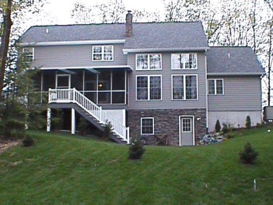 New Roof, Siding, Windows, Steps and Railing