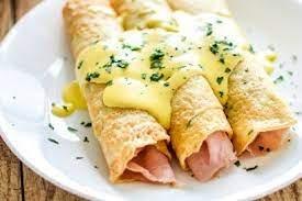 Savory Crepes with home made Hollandaise Sauce