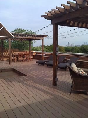 Roof top deck project--view 2.