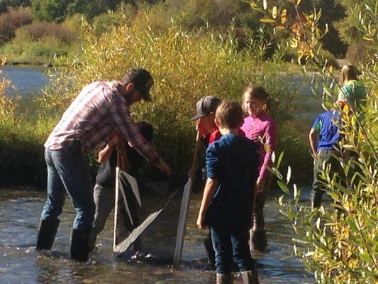 Hands on field science education for youth. Getting them out in nature is what we do best!