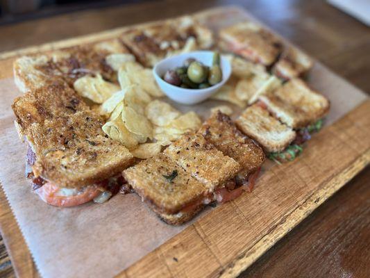 Grilled cheese flight