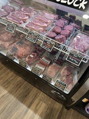 Fresh meat selection