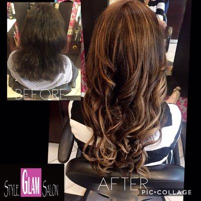 Permanent hair extensions