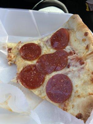 Uncooked pizza