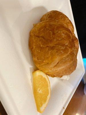 Croissant sandwich