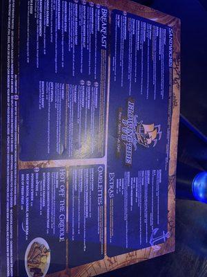 Regular menu