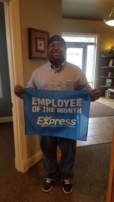 Our employee of the month for March is Kenneth Williams. We appreciate Kenneth because he is always willing to do any assignment.