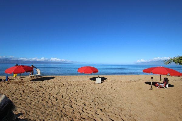 Beach in front of Honua Kai