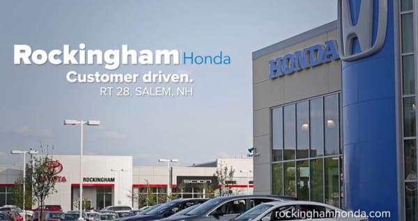 Rockingham Honda in Salem, New Hampshire.