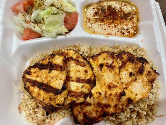 Chicken Kabob Plate