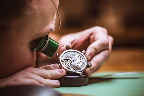 Buy with confidence--all our watches are authenticated and warrantied by our certified watchmakers.