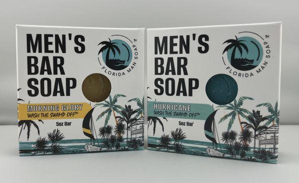 Florida Man Soap, Morning Glory and Hurricane Soap Bars