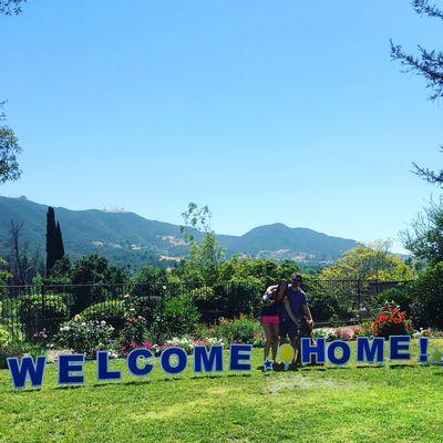 Just two of our happy clients in their first home! Their dog is loving the yard!