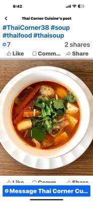 Tom yum soup